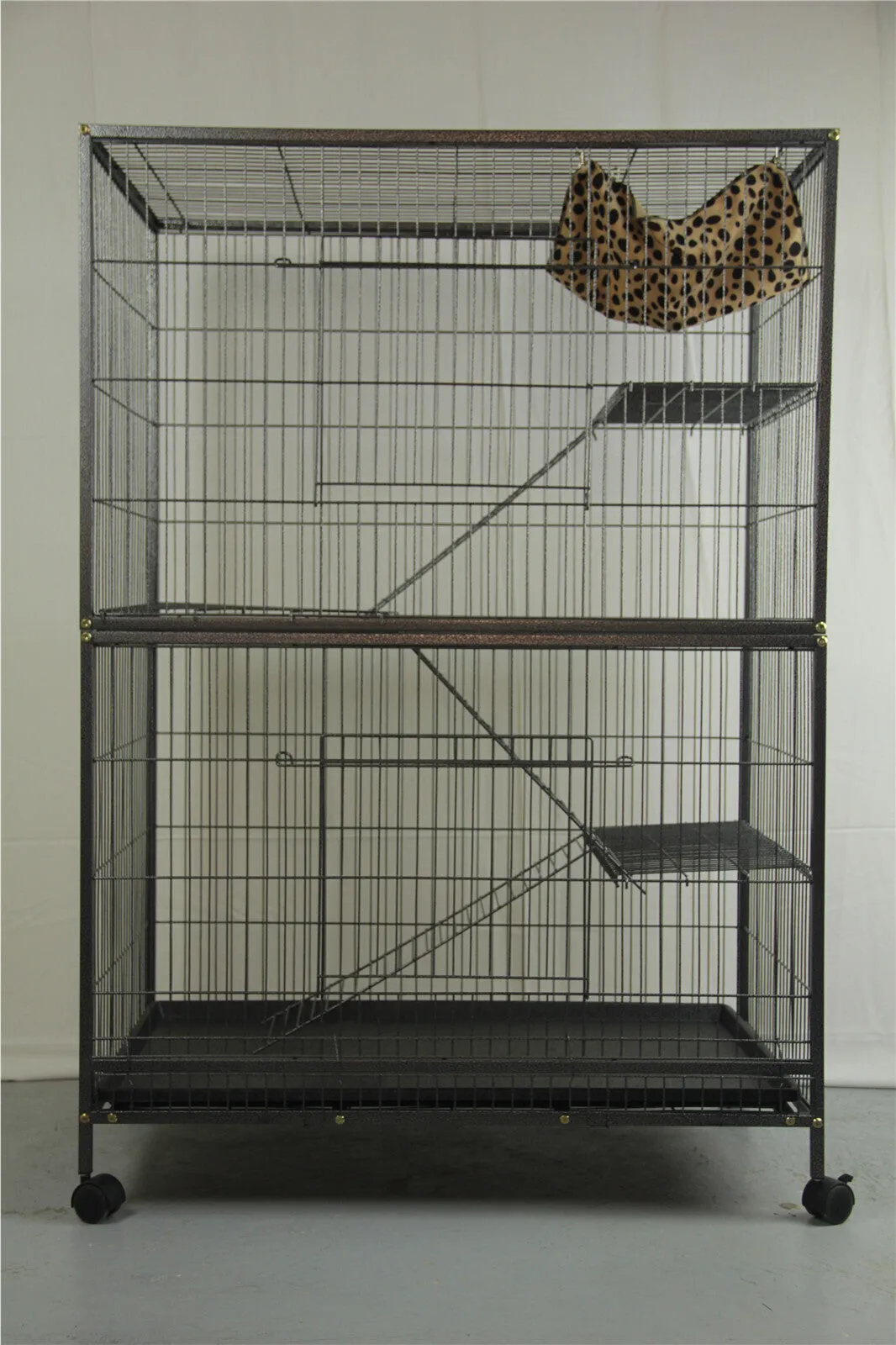 3 X Platforms & 3 X Ladders For 140 cm Ferret Parrot Cat Bird Cage