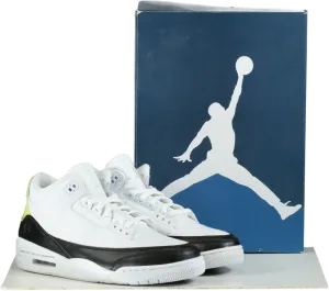 Air Jordan DA3595 White/Black Retro 3 SP Trainers  UK 11  