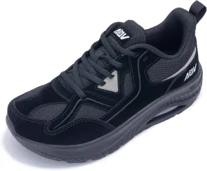 AOV Wide Toe Box Shoes Women Arch Support Walking Shoes for Plantar Fasciitis Orthotic Tennis Sneakers