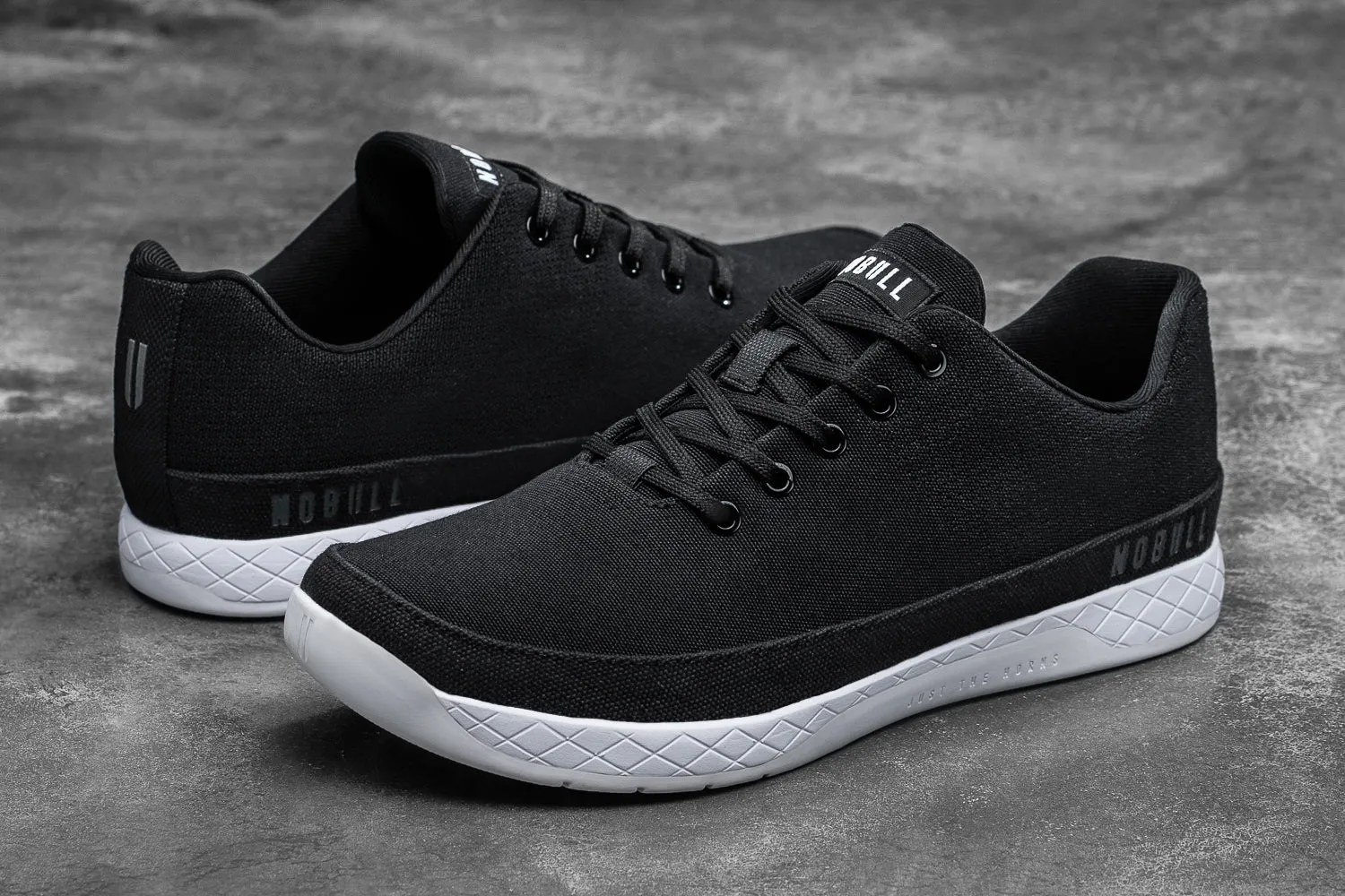 BLACK WHITE CANVAS TRAINER (WOMEN'S)