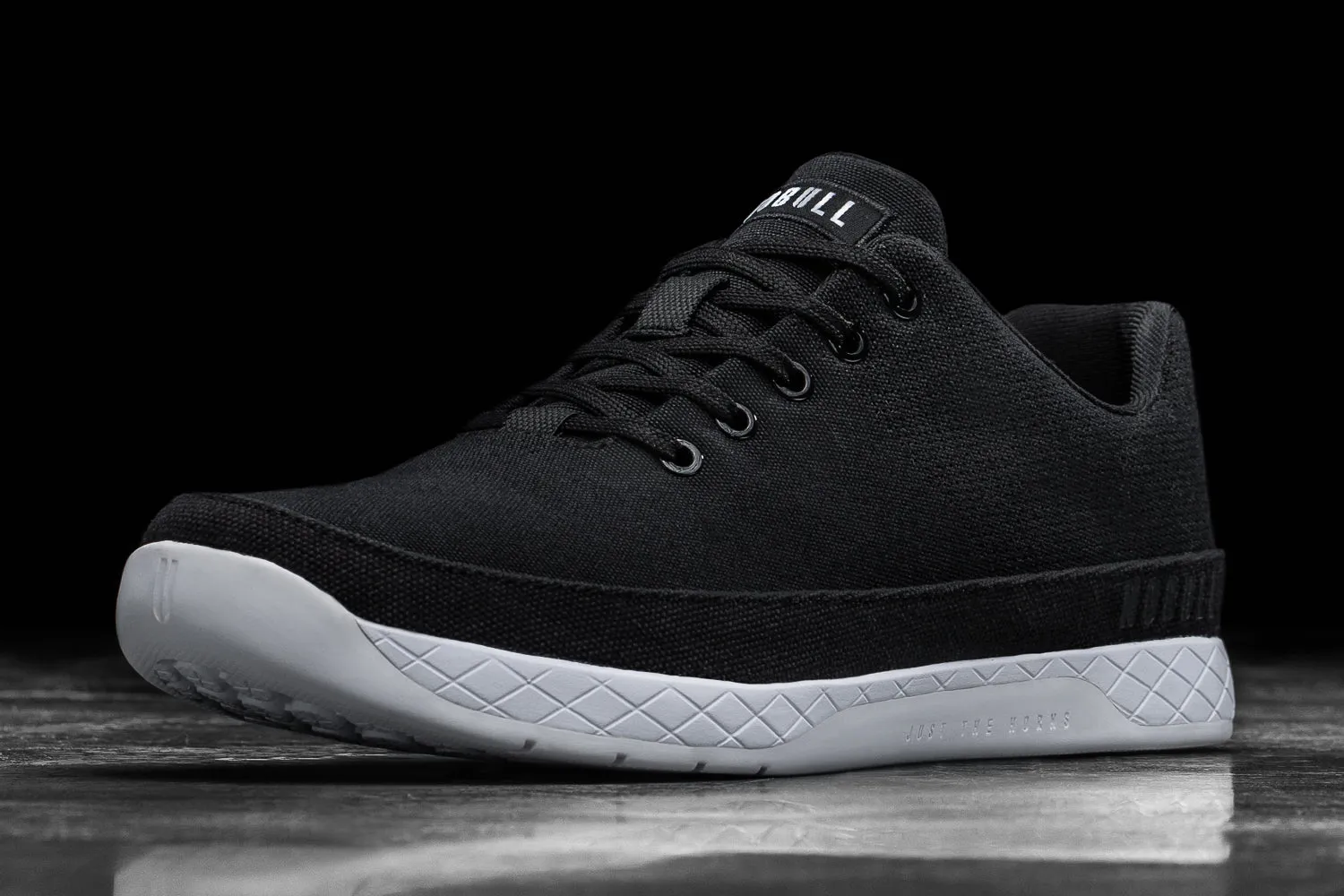 BLACK WHITE CANVAS TRAINER (WOMEN'S)