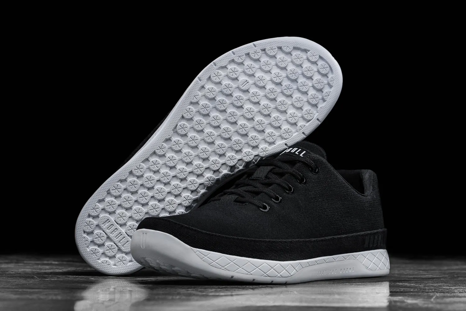 BLACK WHITE CANVAS TRAINER (WOMEN'S)