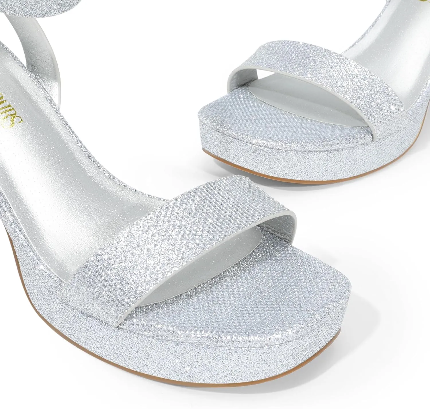 DREAM PAIRS Platform Heels for Women High Block Chunky Open Toe Ankle Strap Heels Fashion Wedding Party Evening Prom Dance Dress Pump Sandals Shoes