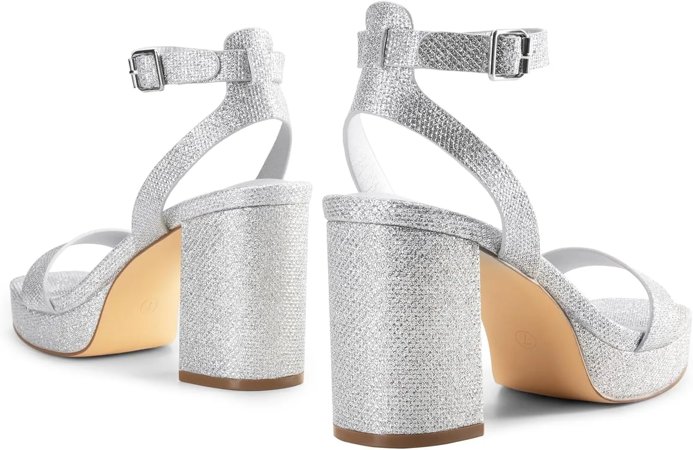 DREAM PAIRS Platform Heels for Women High Block Chunky Open Toe Ankle Strap Heels Fashion Wedding Party Evening Prom Dance Dress Pump Sandals Shoes