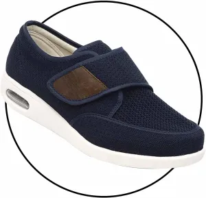 Extra Wide Edema Swollen Slippers - Breathable Casual Athletic Sneakers for Men - Slip-On Comfort Walking & Running Shoes