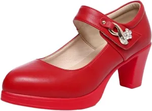 High Heels Women's Thick-Soled Shoes with Thick Heels and Waterproof Platform for Catwalk