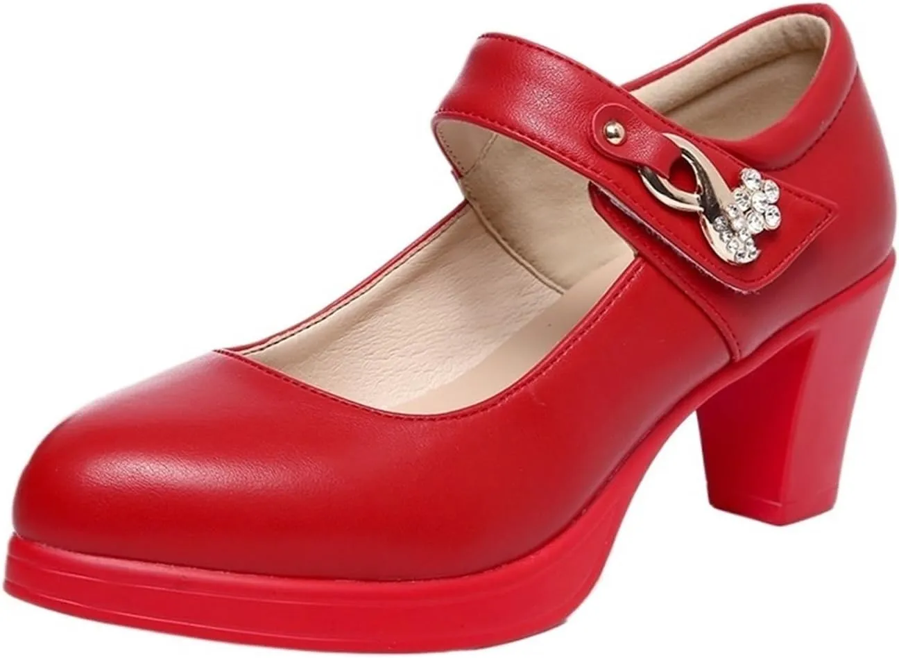High Heels Women's Thick-Soled Shoes with Thick Heels and Waterproof Platform for Catwalk