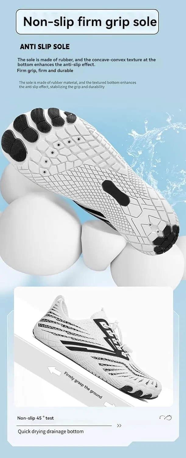 Hike Barefoot Shoes for Men Women Pro Footwear Hike Shoes Quick Dry Breathable & Non-Slip Wide Toe Athletic Barefoot Shoes for Beach Swim Surf Hiking