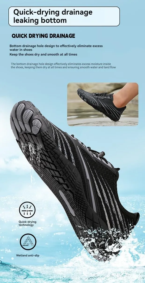 Hike Barefoot Shoes for Men Women Pro Footwear Hike Shoes Quick Dry Breathable & Non-Slip Wide Toe Athletic Barefoot Shoes for Beach Swim Surf Hiking