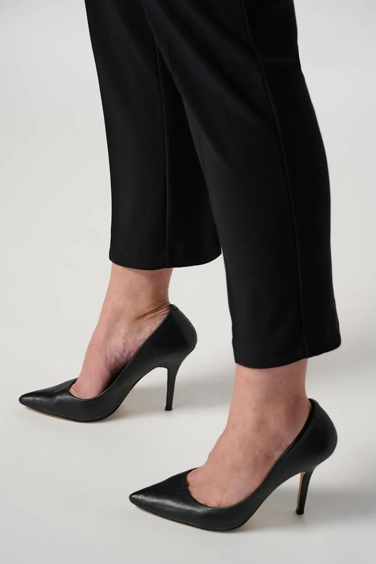 Joseph Ribkoff Black Classic Cropped Pants