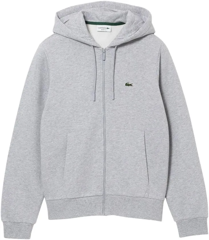 Lacoste Mens Ls Solid Full Zip
