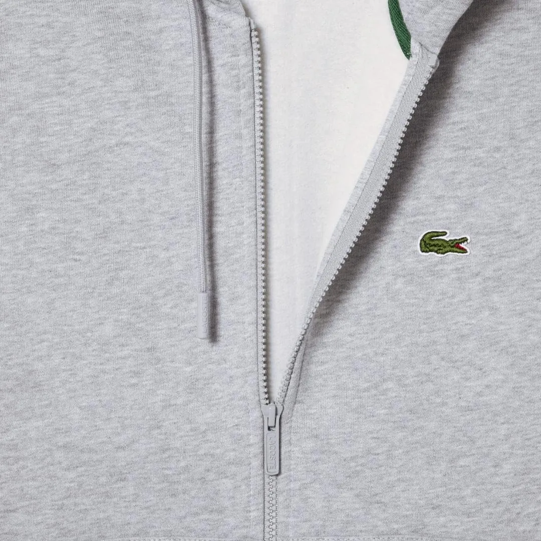 Lacoste Mens Ls Solid Full Zip