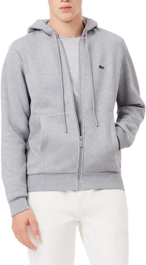 Lacoste Mens Ls Solid Full Zip