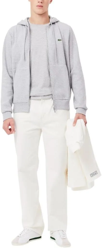 Lacoste Mens Ls Solid Full Zip