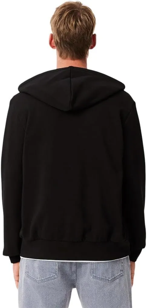 Lacoste Mens Ls Solid Full Zip