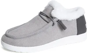 Lausiuoe Winter Boots For Women Fashion Snow Boots Fur Lining Warm Casual Trendy Outdoor Comfortable Fuzzy Shoes 2024