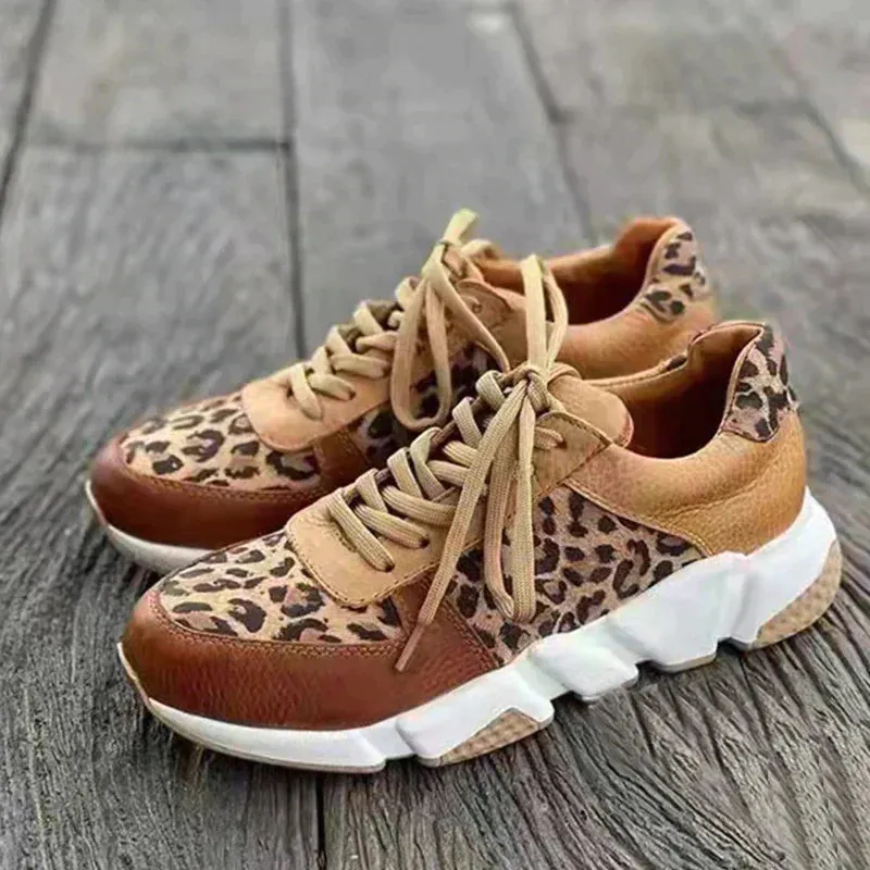 Melissa | Leopard Print Orthopedic Sneakers
