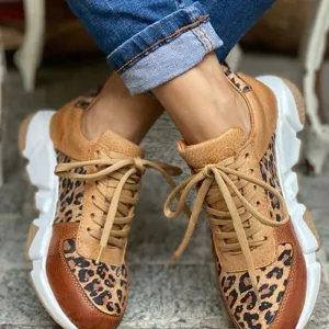 Melissa | Leopard Print Orthopedic Sneakers
