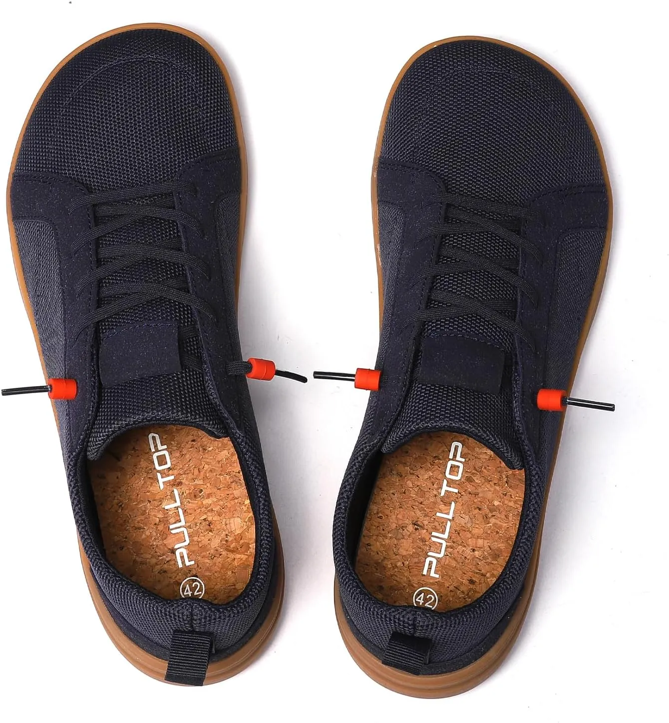 Men's Barefoot Wide Toe Box Shoes - Minimalist Barefoot Shoes with Zero Drop Sole Extra Wide Slip on Walking Shoes for Men