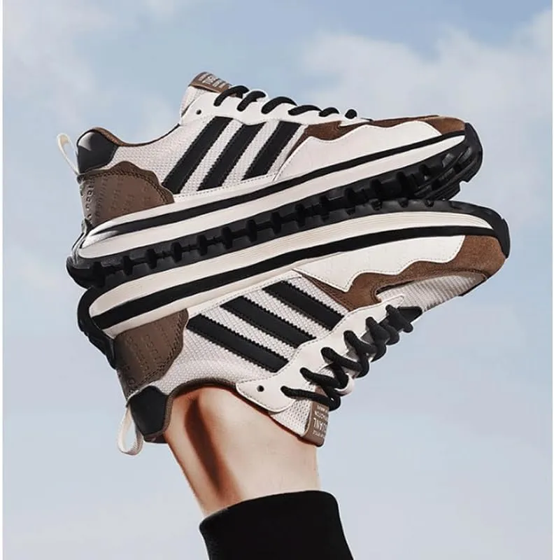 Mens Trainers Running Shoes Leisure Sneakers Mesh Walking Gym Tennis Shoes Lightweight Breathable Sports Outdoor Fitness Jogging for Men's Outdoor Activities