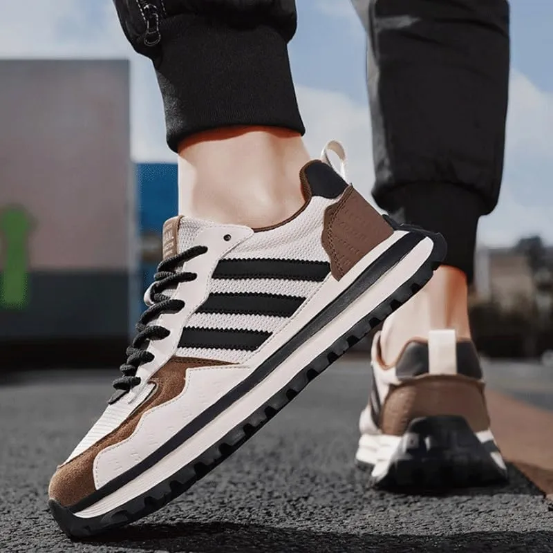 Mens Trainers Running Shoes Leisure Sneakers Mesh Walking Gym Tennis Shoes Lightweight Breathable Sports Outdoor Fitness Jogging for Men's Outdoor Activities
