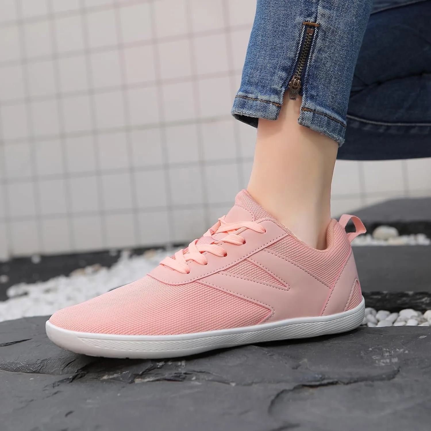 Men's Women's Wide Minimalist Toe Box Walking Shoes,Zero Drop Sole,Barefoot Sneakers for Men and Women