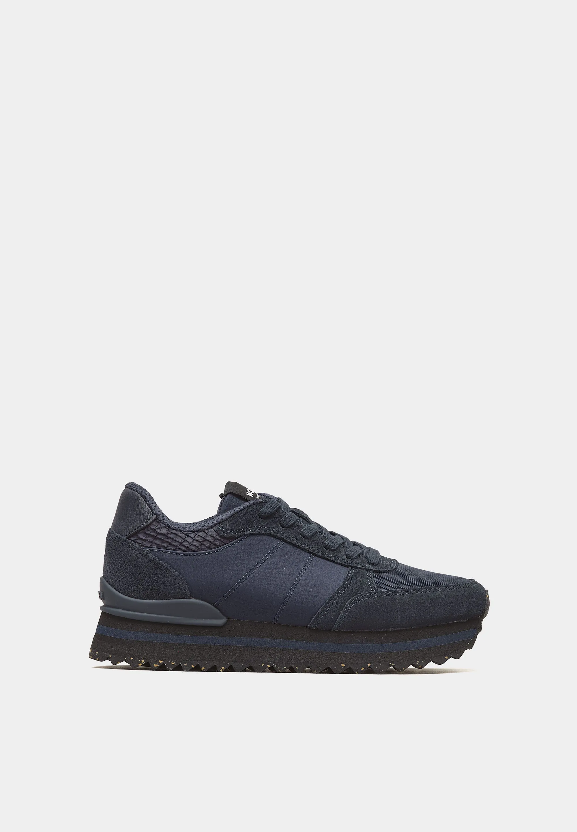 Ronja Plateau Navy Suede