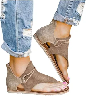 Sandals for Women Thong,Women's Bohemia Bling Rhinestone Pearl Flat Sandals Flat Gladiator Sandals Open Toe Dress Shoes