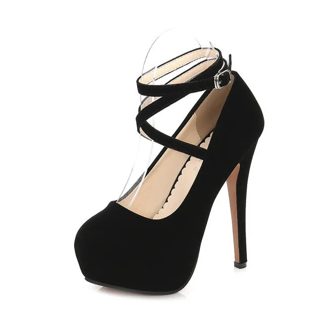 sexy women pumps bottom high heels platform shoes ladies wedding shoes bride chaussure femme talon 35-46 14cm heels MC-45