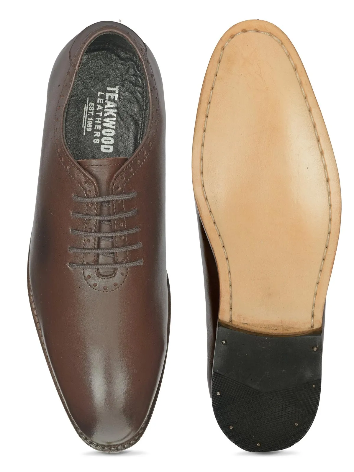 Teakwood Genuine Leather Oxford shoes