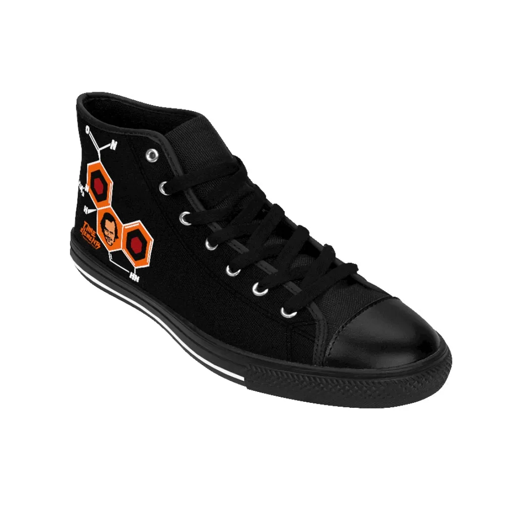 The Shining Molecule LSD | Horror Freak High Top Canvas Sneakers