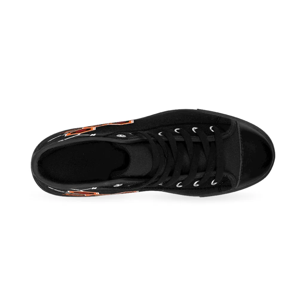 The Shining Molecule LSD | Horror Freak High Top Canvas Sneakers