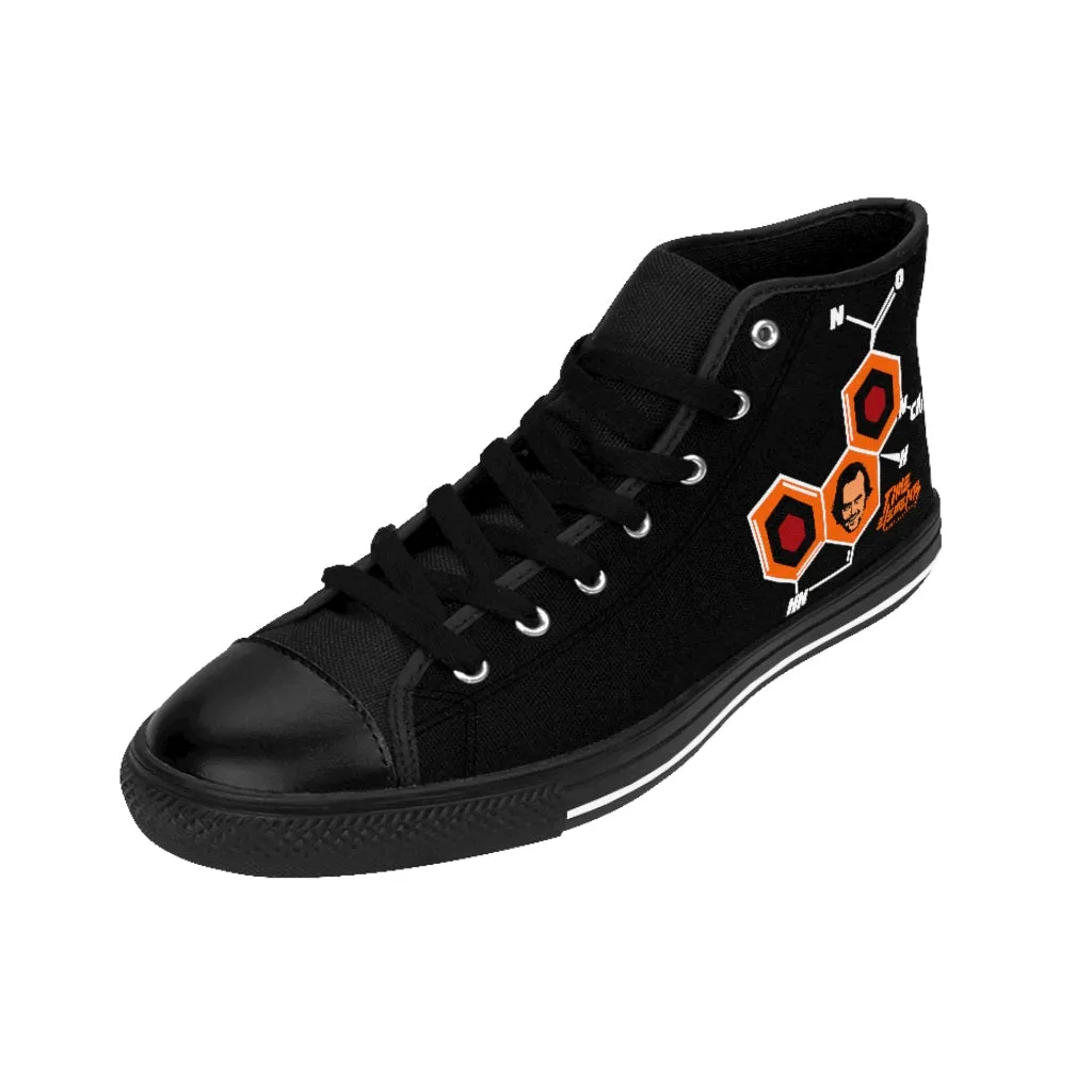 The Shining Molecule LSD | Horror Freak High Top Canvas Sneakers