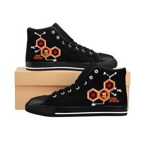 The Shining Molecule LSD | Horror Freak High Top Canvas Sneakers