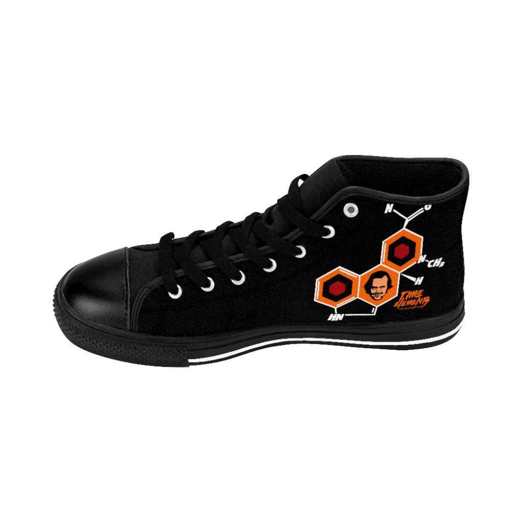 The Shining Molecule LSD | Horror Freak High Top Canvas Sneakers