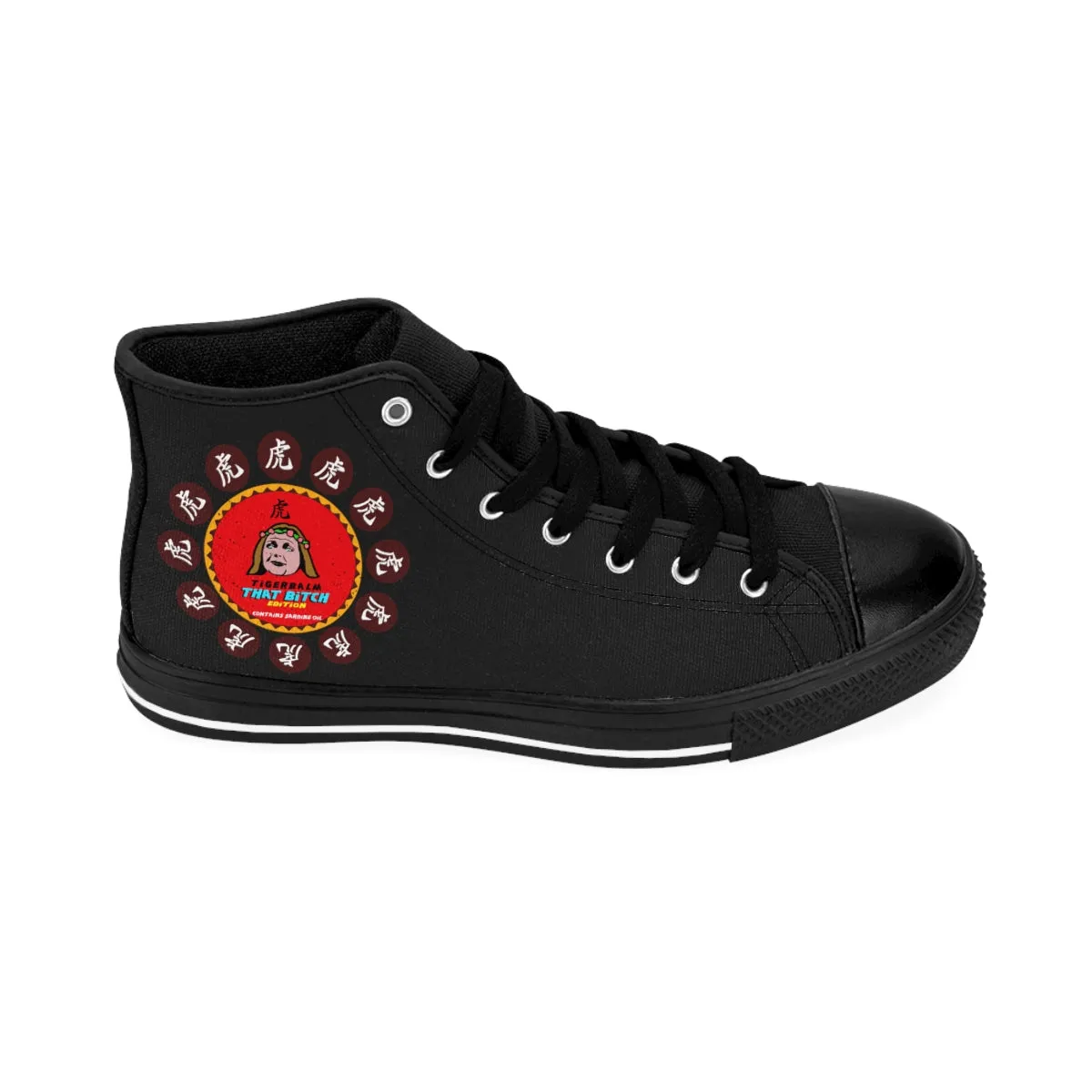 Tigerbalm That Bitch Edition *Contains sardine Oil  | Meme High Top Canvas Sneakers