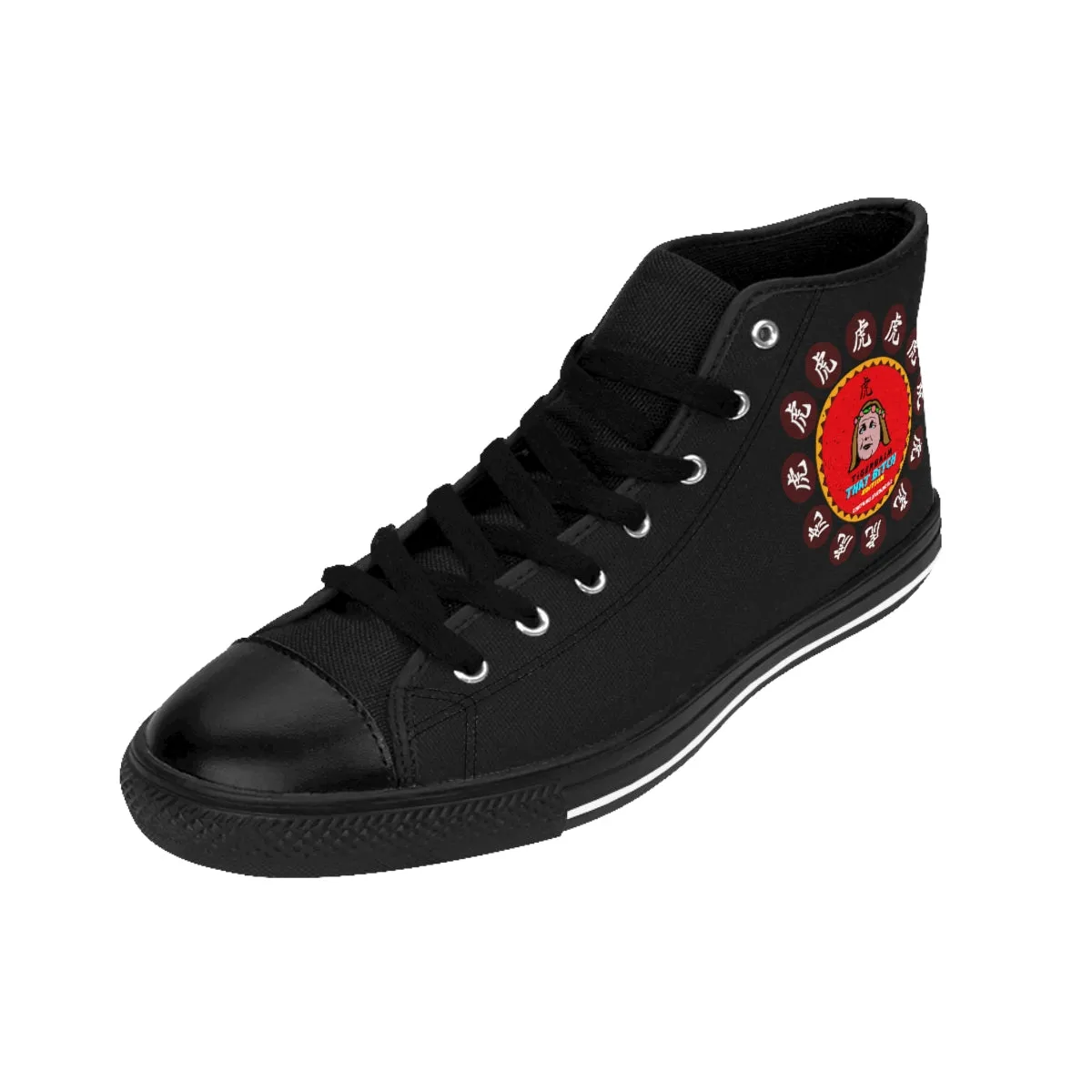 Tigerbalm That Bitch Edition *Contains sardine Oil  | Meme High Top Canvas Sneakers