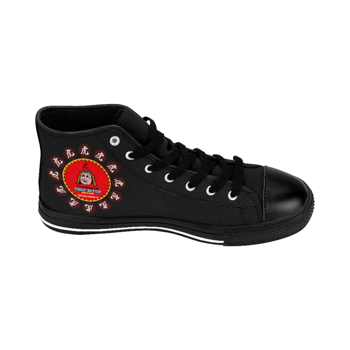 Tigerbalm That Bitch Edition *Contains sardine Oil  | Meme High Top Canvas Sneakers