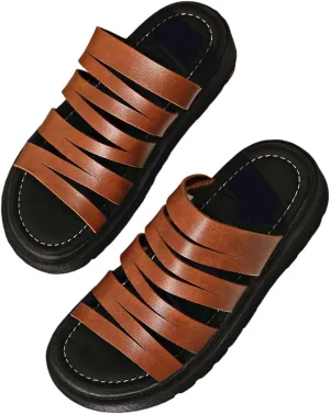 Trendy Women's Open Toe Sandals Comfortable Mid Heel Footwear For Spring Summer Casual Outfits With Jeans And T Shirts