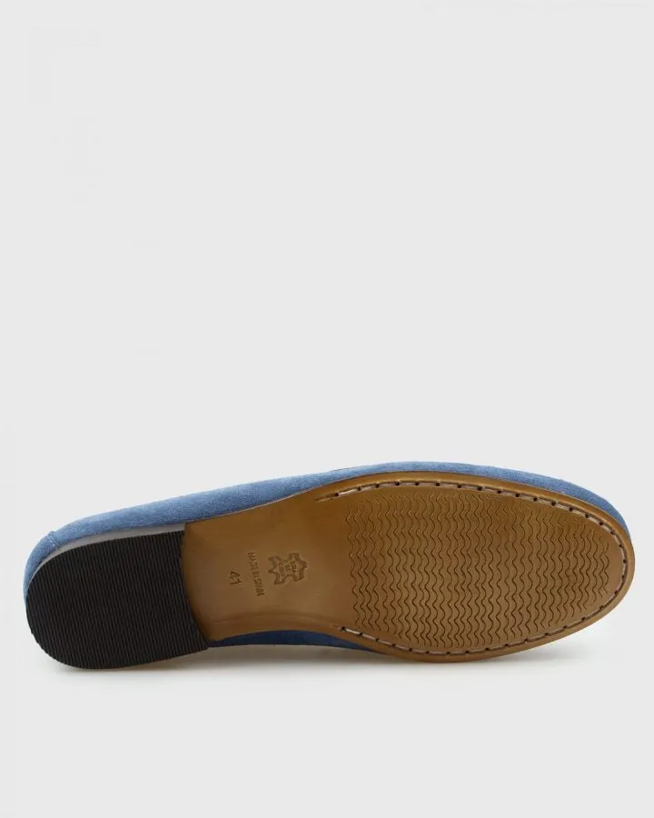 VINCENT & FRANKS VF64_7 BLUE SUEDE LOAFER