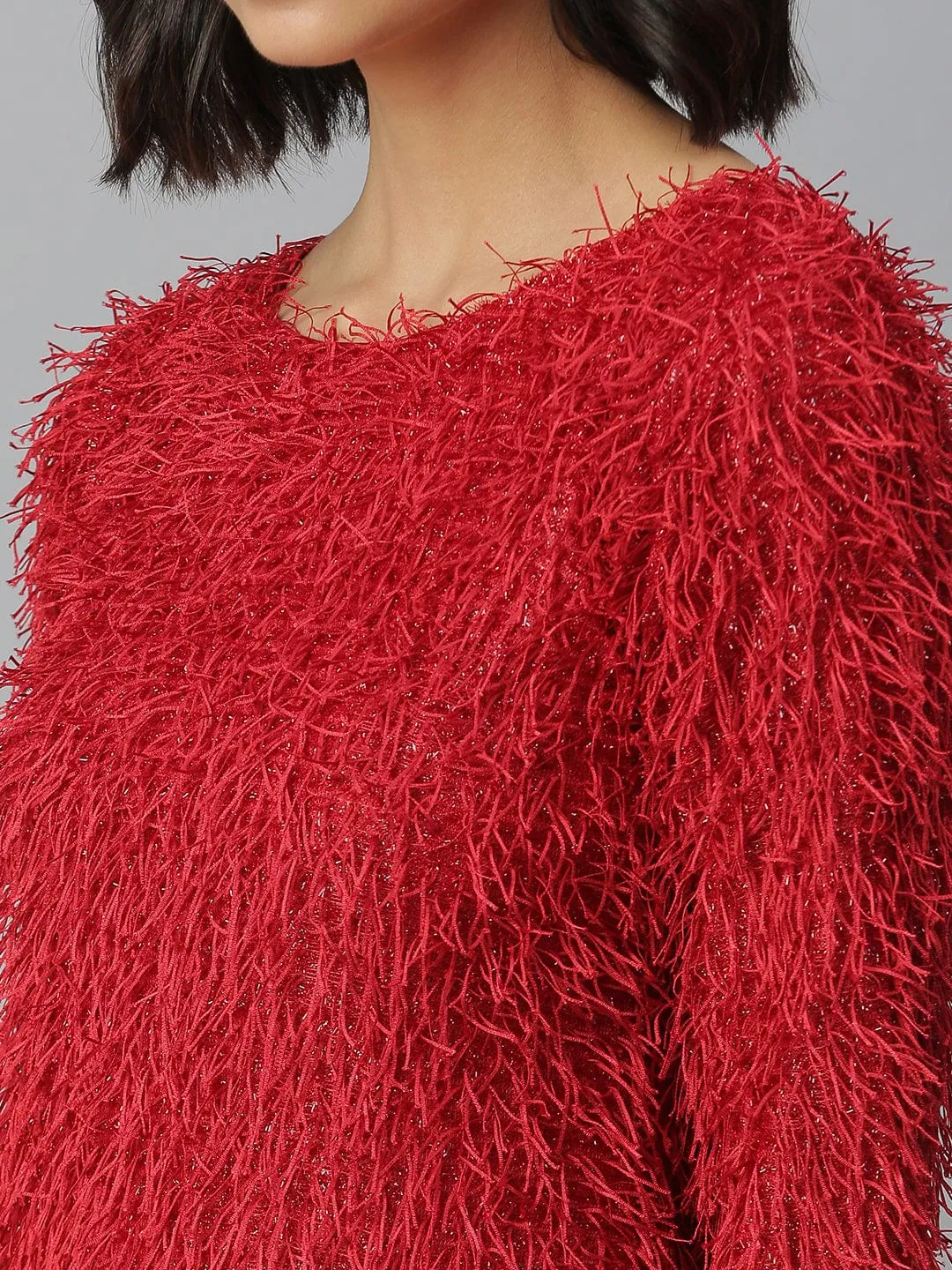 Women Red A-Line Mini Dress